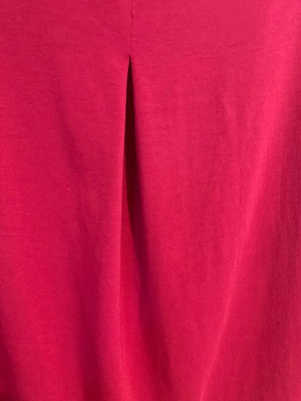 J. Jill Luxe Supima Tee Top Women's 2X Pink Pleat Back Short Sleeve Flowy Casual - Picture 10 of 10